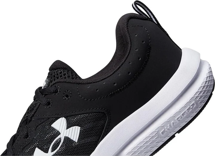 Under Armour Charged Assert 10 Men's Shoes Black/Black/Black : 9.5 4E - Extra Wide, Textile - Image 9