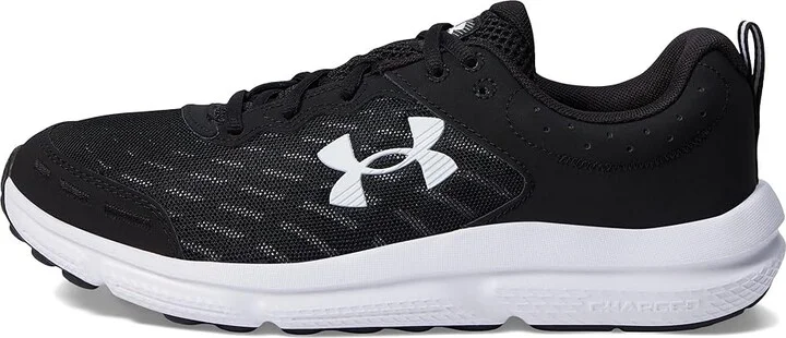 Under Armour Charged Assert 10 Men's Shoes Black/Black/Black : 9.5 4E - Extra Wide, Textile - Image 10