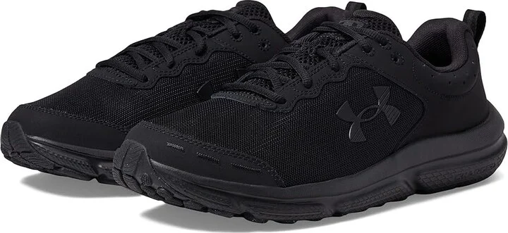 Under Armour Charged Assert 10 Men's Shoes Black/Black/Black : 9.5 4E - Extra Wide, Textile