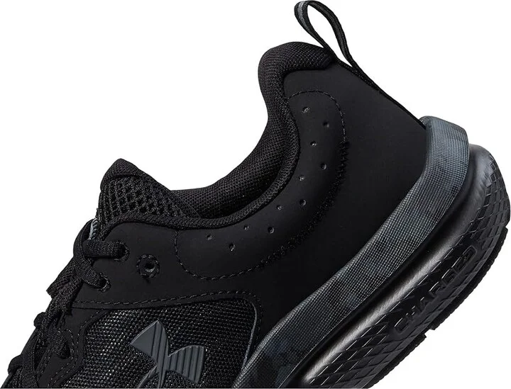 Under Armour Charged Assert 10 Men's Shoes Black/Black/Pitch Gray : 10.5 D - Medium, Textile - Image 4