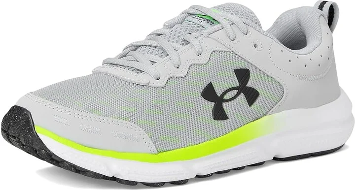 Under Armour Charged Assert 10 Men's Shoes Mod Gray/High Vis Yellow/Black : 14 D - Medium, Textile - Image 5