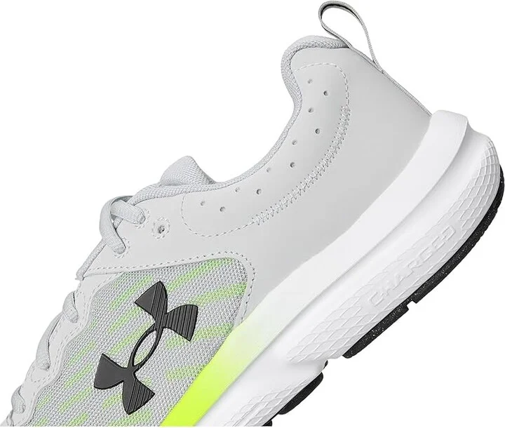 Under Armour Charged Assert 10 Men's Shoes Mod Gray/High Vis Yellow/Black : 14 D - Medium, Textile - Image 7