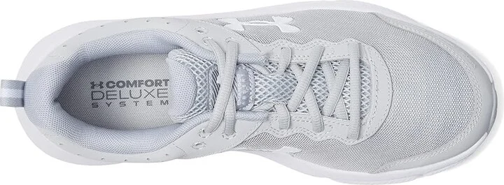 Under Armour Charged Assert 10 Men's Shoes Mod Gray/Mod Gray/White : 9.5 4E - Extra Wide, Textile - Image 2