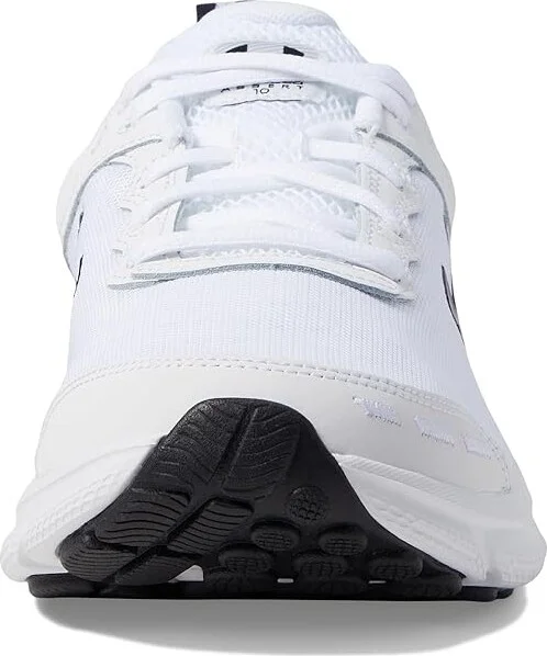 Under Armour Charged Assert 10 Men's Shoes White/Black/Black : 9.5 D - Medium, Textile - Image 3