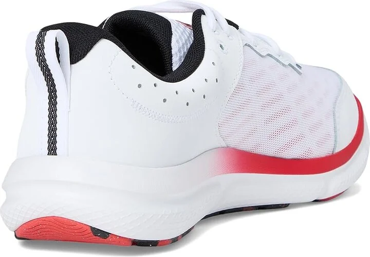 Under Armour Charged Assert 10 Men's Shoes White/Racer Red/Black : 7.5 D - Medium, Textile - Image 4
