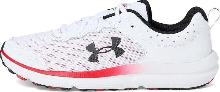 Under Armour Charged Assert 10 Men's Shoes White/Racer Red/Black : 7.5 D - Medium, Textile - Image 6