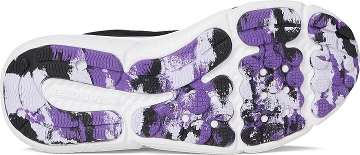 Under Armour Charged Assert 10 Women's Shoes Black/Black/Salt Purple : 6 B - Medium, Textile - Image 3