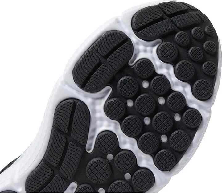 Under Armour Charged Assert 10 Women's Shoes Black/Black/White : 7.5 D - Wide, Textile - Image 5
