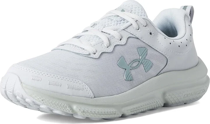 Under Armour Charged Assert 10 Women's Shoes Distant Gray/Distant Gray/Metallic Silica : 7.5 B - Medium, Textile - Image 5