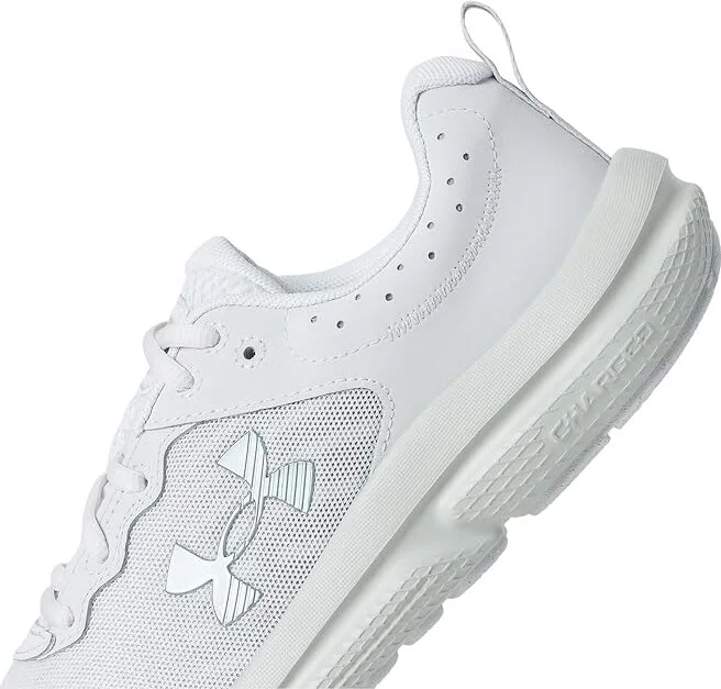 Under Armour Charged Assert 10 Women's Shoes Distant Gray/Distant Gray/Metallic Silica : 7.5 B - Medium, Textile - Image 7