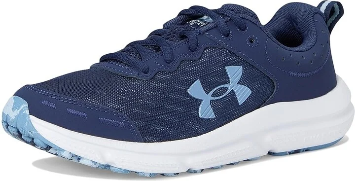 Under Armour Charged Assert 10 Women's Shoes Washed Navy/Blue Smoke/Metallic Blue Calm : 7 B - Medium, Textile - Image 5