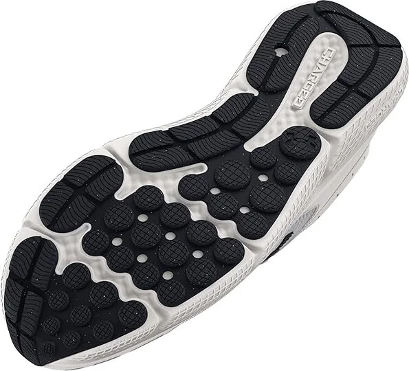 Under Armour Charged Assert 10 Women's Shoes White/White/Black : 7 B - Medium, Textile - Image 3