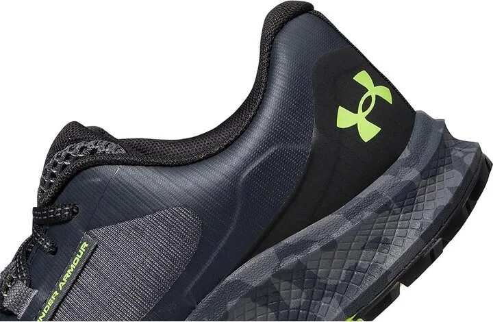 Under Armour Charged Bandit Trail 3 Men's Running Shoes Castlerock/Anthracite/High Vis Yellow : 8 D - Medium, Synthetic - Image 4