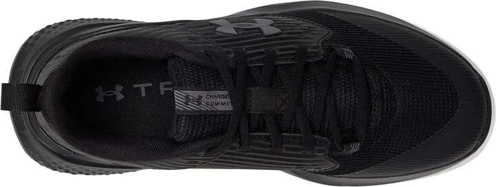 Under Armour Charged Commit 4 Training Shoes Men's Shoes Black/Ultimate Black/Castlerock : 7 D - Medium, Polyester - Image 2