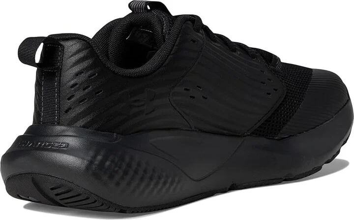 Under Armour Charged Commit 4 Training Shoes Men's Shoes Black/Ultimate Black/Castlerock : 7 D - Medium, Polyester - Image 4