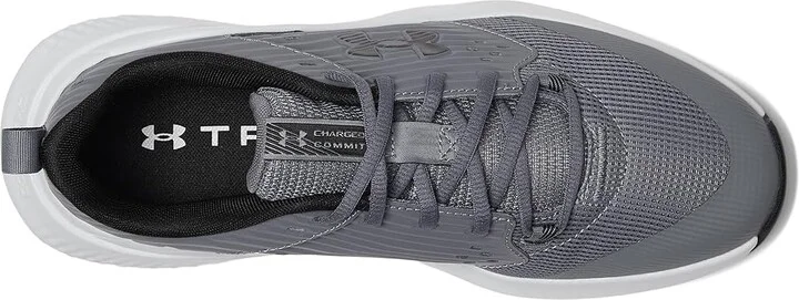 Under Armour Charged Commit 4 Training Shoes Men's Shoes Titan Gray/Distant Gray/Black : 10 D - Medium, Polyester - Image 2