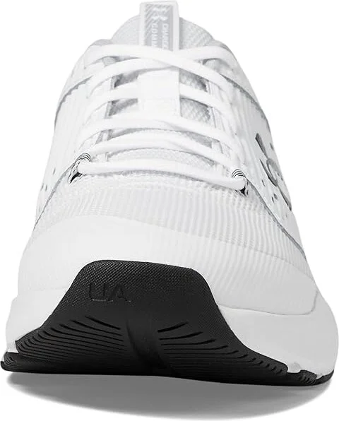 Under Armour Charged Commit 4 Training Shoes Men's Shoes White/Mod Gray/Forest Green : 11 D - Medium, Polyester - Image 3