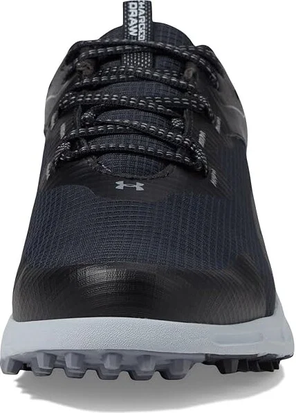 Under Armour Charged Draw 2 Spikeless Men's Golf Shoes Black/Black/Mod Gray : 10 D - Medium, Synthetic/Textile - Image 3