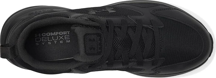 Under Armour Charged Edge Men's Lace up casual Shoes Black/Black/Black : 13 D - Medium, Textile - Image 2
