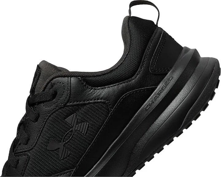 Under Armour Charged Edge Men's Lace up casual Shoes Black/Black/Black : 13 D - Medium, Textile - Image 4