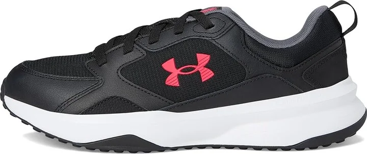 Under Armour Charged Edge Men's Lace up casual Shoes Black/White/Racer Red : 7.5 D - Medium, Textile - Image 6