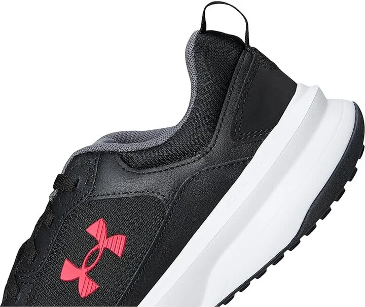 Under Armour Charged Edge Men's Lace up casual Shoes Black/White/Racer Red : 7.5 D - Medium, Textile - Image 7