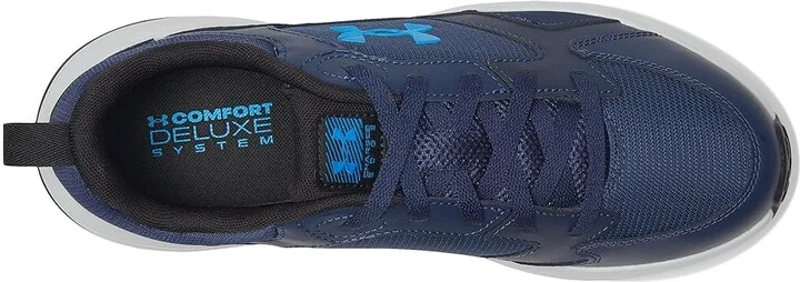Under Armour Charged Edge Men's Lace up casual Shoes Washed Navy/Halo Gray/Blue Atlantis : 10 D - Medium, Textile - Image 2