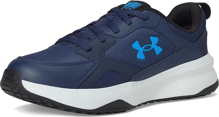 Under Armour Charged Edge Men's Lace up casual Shoes Washed Navy/Halo Gray/Blue Atlantis : 10 D - Medium, Textile - Image 5