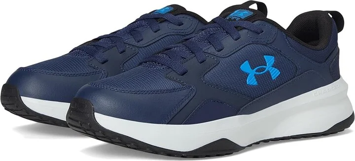 Under Armour Charged Edge Men's Lace up casual Shoes Washed Navy/Halo Gray/Blue Atlantis : 10 D - Medium, Textile