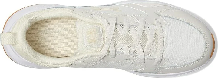 Under Armour Charged Edge Men's Lace up casual Shoes White Quartz/Ivory Dune/Ivory Dune : 9.5 D - Medium, Textile - Image 2