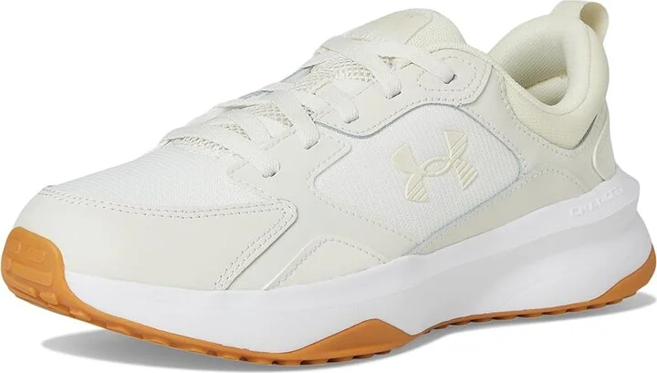 Under Armour Charged Edge Men's Lace up casual Shoes White Quartz/Ivory Dune/Ivory Dune : 9.5 D - Medium, Textile - Image 5
