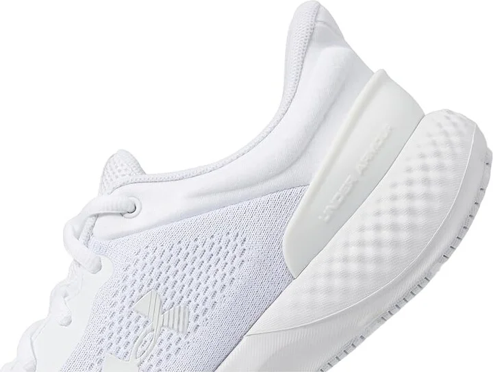 Under Armour Charged Escape 4 Knit Women's Shoes White/White/White : 9.5 B - Medium - Image 4