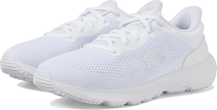 Under Armour Charged Escape 4 Knit Women's Shoes White/White/White : 9.5 B - Medium