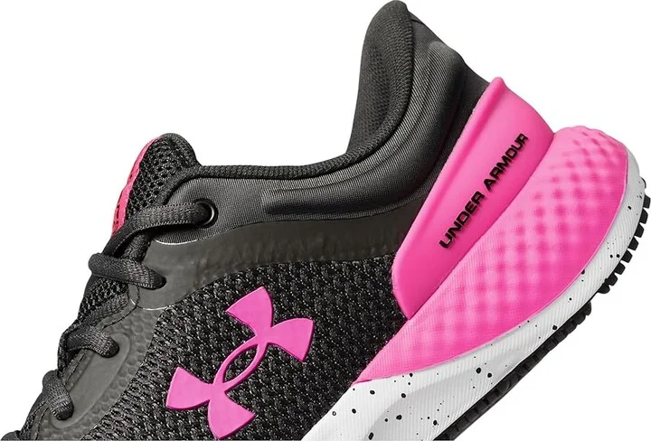 Under Armour Charged Escape 4 Women's Shoes Jet Gray/White/Rebel Pink : 5 B - Medium, Synthetic/Textile - Image 4