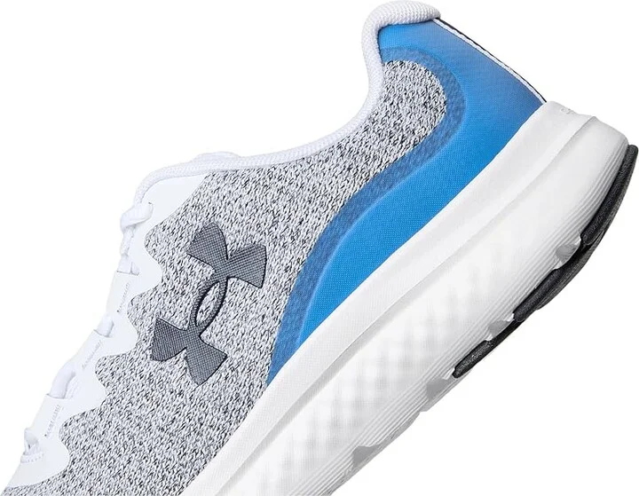 Under Armour Charged Impulse 3 Men's Shoes White/Horizon Blue/Midnight Navy : 9 D - Medium, Synthetic/Textile - Image 7