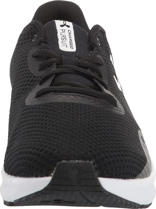 Under Armour Charged Pursuit 3 Men's Shoes Black/Black/White : 7 4E - Extra Wide, Textile - Image 5