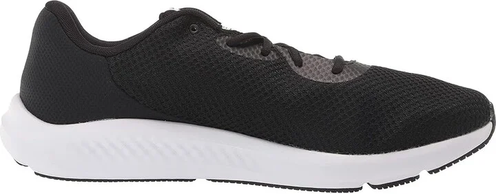 Under Armour Charged Pursuit 3 Men's Shoes Black/Black/White : 7 4E - Extra Wide, Textile - Image 7