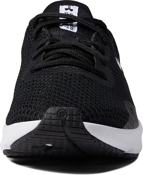Under Armour Charged Pursuit 3 Women's Shoes Black/Black/White : 5 D - Wide, Synthetic/Textile - Image 3
