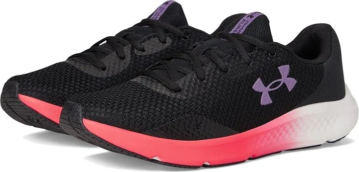 Black,pink Shock,retro Purple