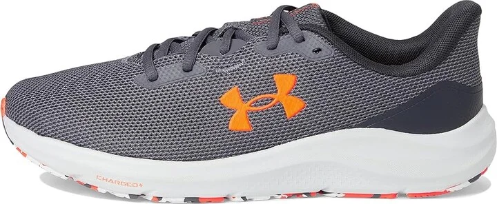 Under Armour Charged Pursuit 4 Men's Running Shoes Castlerock/Anthracite/Blaze Orange : 10 D - Medium, Synthetic - Image 6