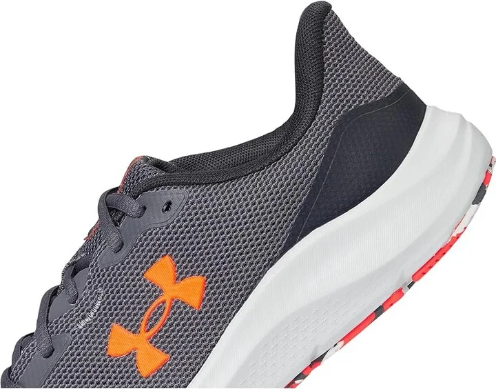 Under Armour Charged Pursuit 4 Men's Running Shoes Castlerock/Anthracite/Blaze Orange : 10 D - Medium, Synthetic - Image 7