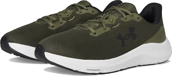 Under Armour Charged Pursuit 4 Men's Running Shoes Marine Overdye Green/Marine Overdye Green/Black : 9.5 D - Medium, Synthetic