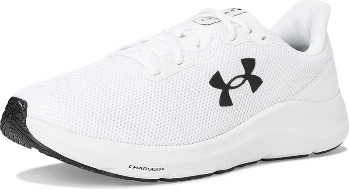 Under Armour Charged Pursuit 4 Men's Running Shoes White/White/Black : 10 D - Medium, Synthetic - Image 5