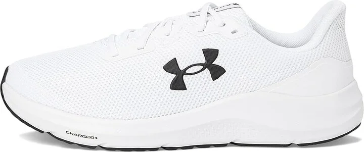 Under Armour Charged Pursuit 4 Men's Running Shoes White/White/Black : 10 D - Medium, Synthetic - Image 6