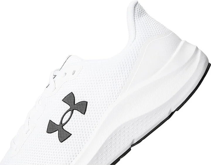 Under Armour Charged Pursuit 4 Men's Running Shoes White/White/Black : 10 D - Medium, Synthetic - Image 7