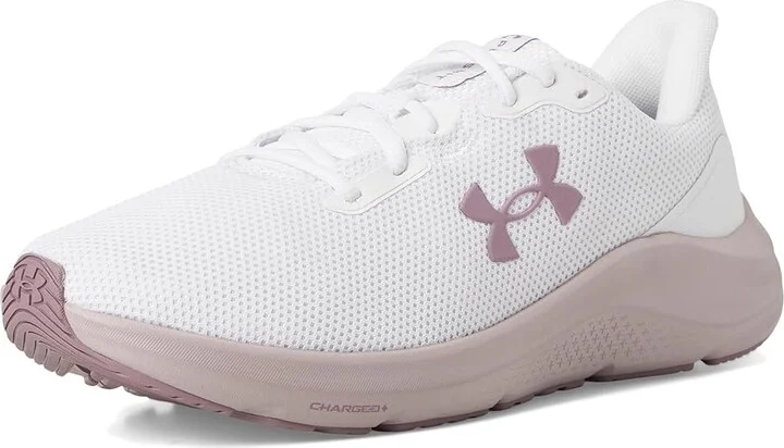 Under Armour Charged Pursuit 4 Women's Running Shoes White/White/Purple Prime : 10 B - Medium - Image 5