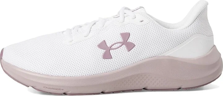 Under Armour Charged Pursuit 4 Women's Running Shoes White/White/Purple Prime : 10 B - Medium - Image 6