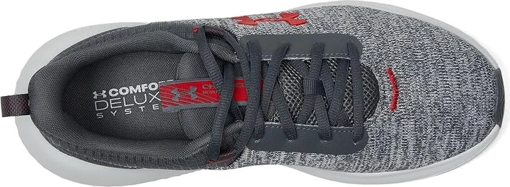 Under Armour Charged Revitalize Men's Shoes Pitch Gray/Pitch Gray/Red : 7 D - Medium, Synthetic - Image 2