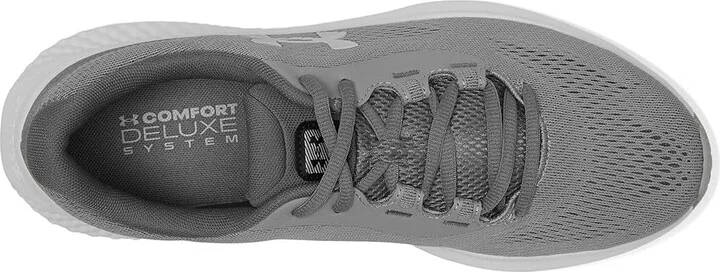 Under Armour Charged Rogue 4 Men's Shoes Steel/White/Black : 8 D - Medium, Synthetic - Image 2