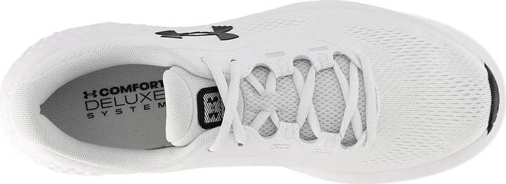 Under Armour Charged Rogue 4 Men's Shoes White/White/Black : 8 D - Medium, Synthetic - Image 2